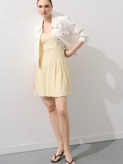 Coming Soon!></noscript>MOHITO Minikleid mit Trägern Hellgelb