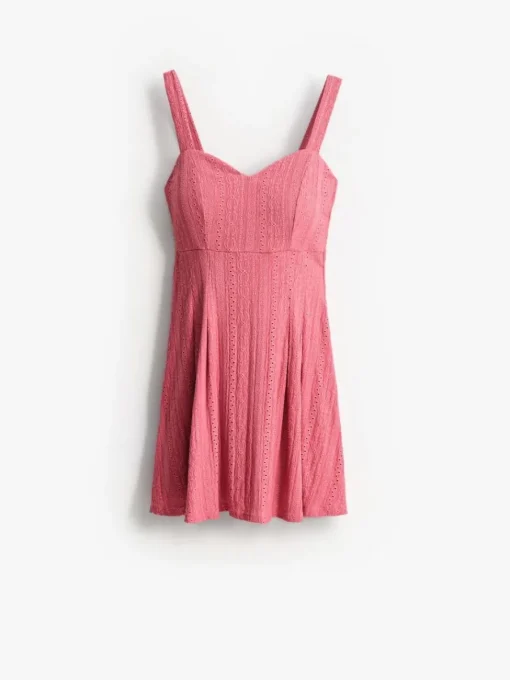 Coming Soon!>MOHITO Minikleid mit Trägern Pink