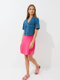 Coming Soon!>MOHITO Minikleid mit Trägern Pink