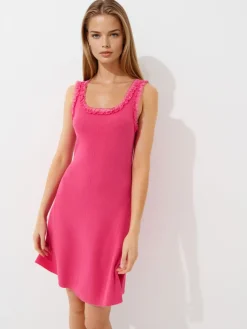 Coming Soon!>MOHITO Minikleid mit Trägern Pink