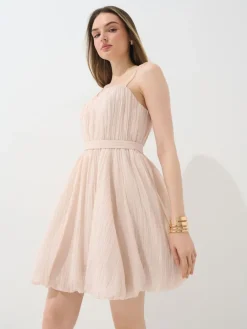 Kleider, Overalls|Entdecke Alles>MOHITO Minikleid mit Trägern Nude