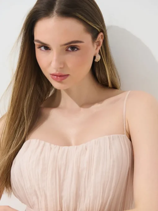 Kleider, Overalls|Entdecke Alles>MOHITO Minikleid mit Trägern Nude