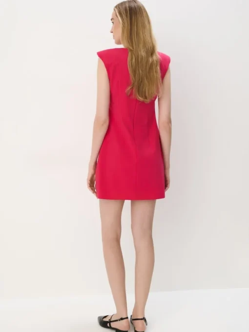 Frühlingskleider|Kleider, Overalls>MOHITO Minikleid mit V-Ausschnitt Pink