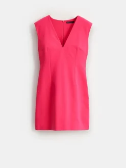 Frühlingskleider|Kleider, Overalls></noscript>MOHITO Minikleid mit V-Ausschnitt Pink