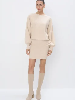 Röcke>MOHITO Minirock Beige