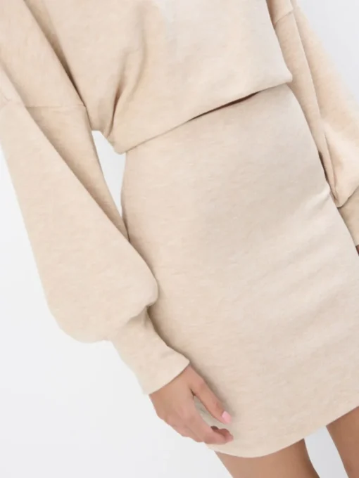 Röcke>MOHITO Minirock Beige