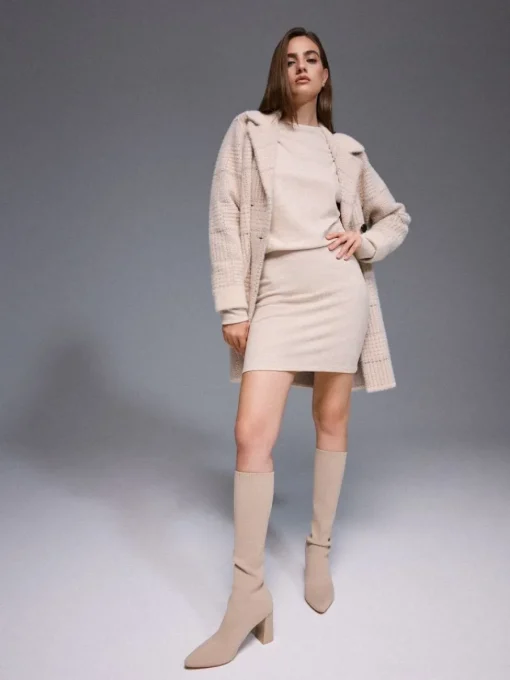 Röcke>MOHITO Minirock Beige