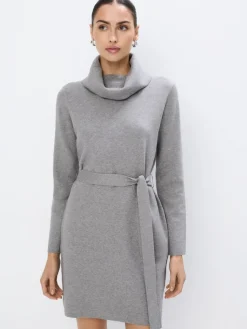 Minikleider|Kleider, Overalls>MOHITO Mini-Strickkleid Grau