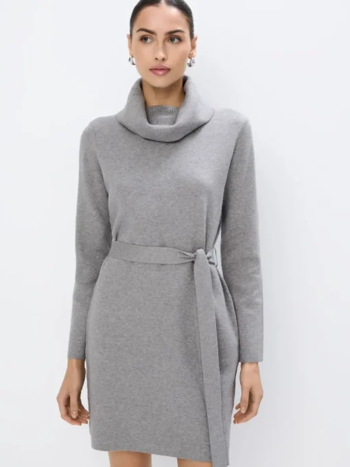 Minikleider|Kleider, Overalls>MOHITO Mini-Strickkleid Grau