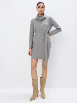 Minikleider|Kleider, Overalls>MOHITO Mini-Strickkleid Grau