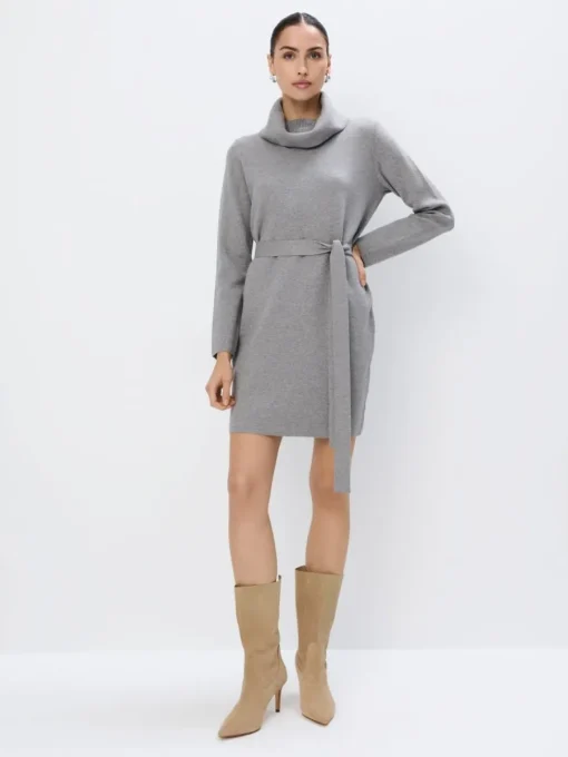 Minikleider|Kleider, Overalls>MOHITO Mini-Strickkleid Grau