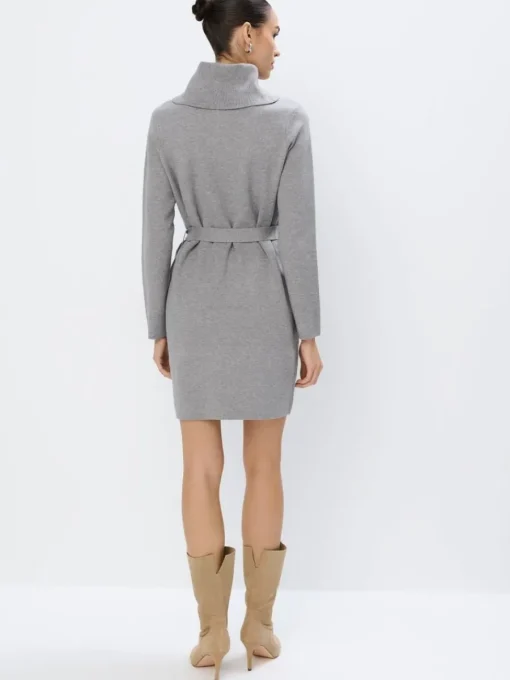 Minikleider|Kleider, Overalls>MOHITO Mini-Strickkleid Grau