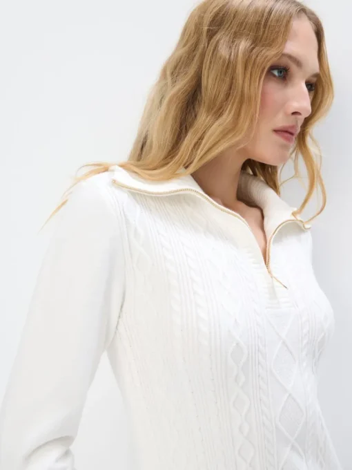 Minikleider|Kleider, Overalls>MOHITO Mini-Strickkleid Creme