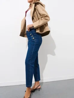 Jeans>MOHITO Mom Jeans Navy
