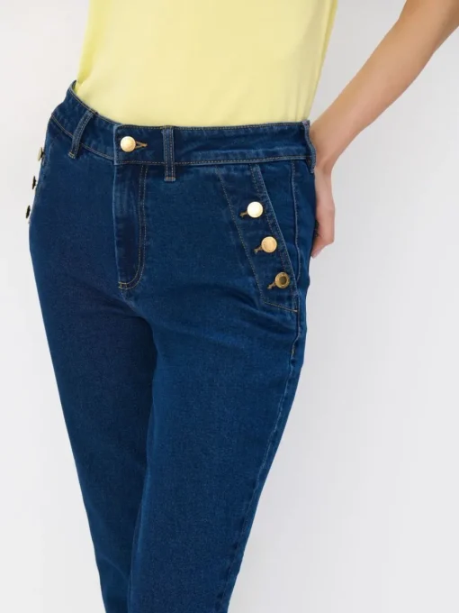 Jeans>MOHITO Mom Jeans Navy