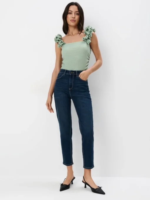 Jeans>MOHITO Mom Jeans Navy