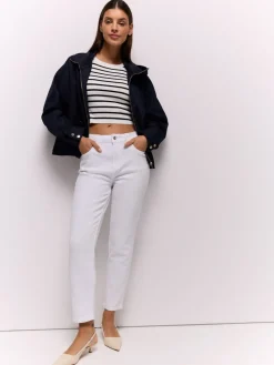Jeans>MOHITO Mom Jeans Weiu00df