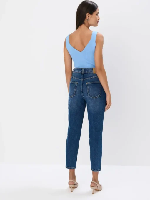 Jeans>MOHITO Mom Jeans PETITE Blau