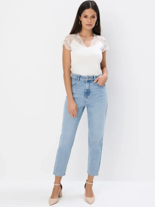 Jeans>MOHITO Mom Jeans PETITE Blau