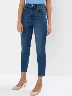 Jeans>MOHITO Mom Jeans PETITE Blau