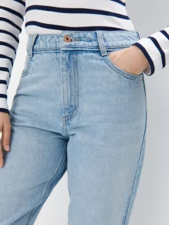 Jeans></noscript>MOHITO Mom-Fit-Jeans Blau