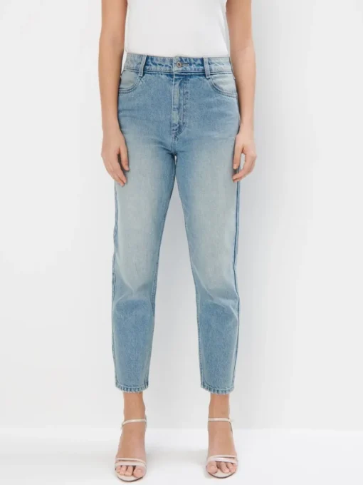 Jeans>MOHITO Mom-Fit-Jeans Blau