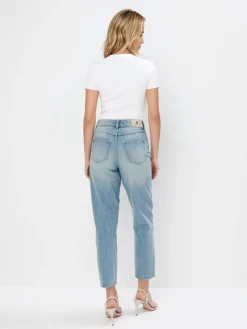 Jeans></noscript>MOHITO Mom-Fit-Jeans Blau