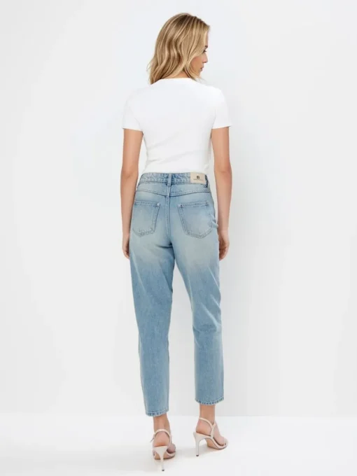 Jeans>MOHITO Mom-Fit-Jeans Blau
