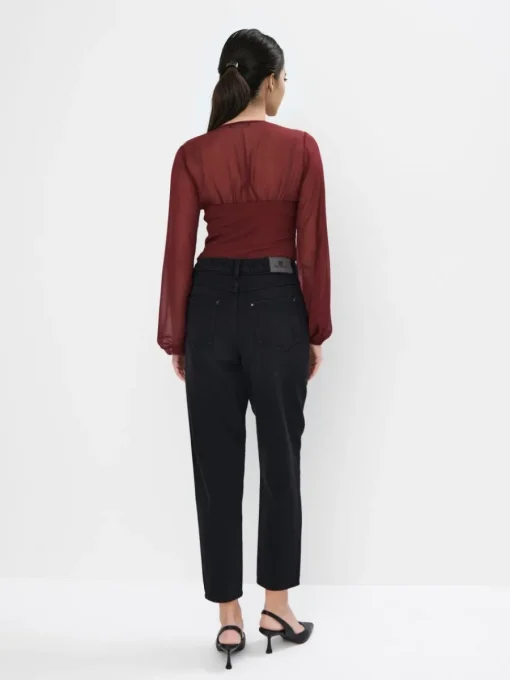 Jeans>MOHITO Mom-Fit-Jeans Schwarz