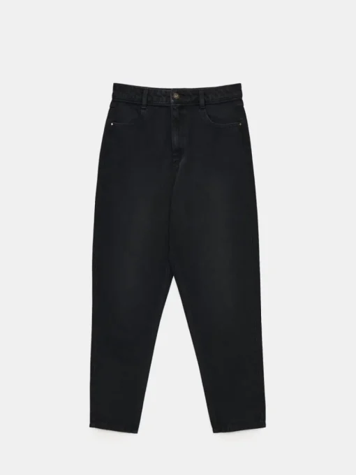 Jeans>MOHITO Mom-Fit-Jeans Schwarz