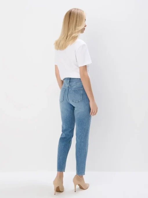 Jeans>MOHITO Mom-Jeans im Slim-Fit Blau