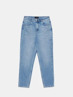 Jeans></noscript>MOHITO Mom-Jeans im Slim-Fit Blau