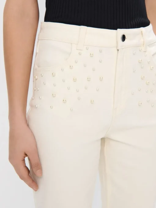 Jeans>MOHITO Mom-Jeans im Slim-Fit Creme