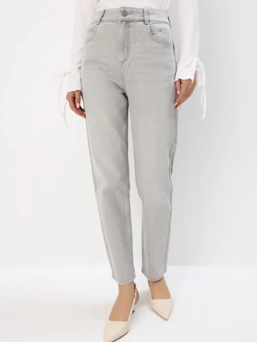 Jeans>MOHITO Mom-Jeans im Slim-Fit Grau