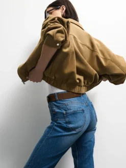 Jeans>MOHITO Mom-Jeans im Slim-Fit Blau