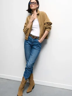 Jeans>MOHITO Mom-Jeans im Slim-Fit Blau