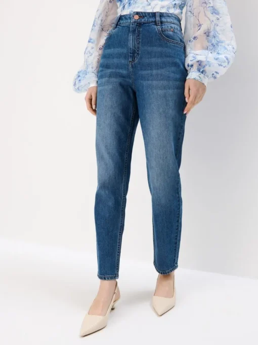 Jeans>MOHITO Mom-Jeans im Slim-Fit Blau