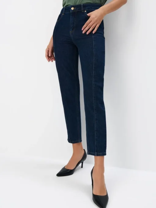 Jeans>MOHITO Mom-Jeans im Slim-Fit Navy