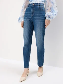 Jeans>MOHITO Mom-Jeans im Slim-Fit Blau