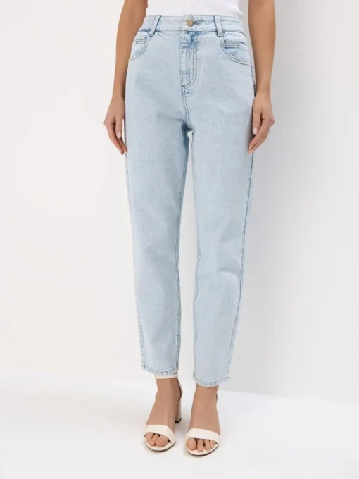 Am Häufigsten Ausgewählt|Jeans>MOHITO Mom-Jeans im Slim-Fit Blau