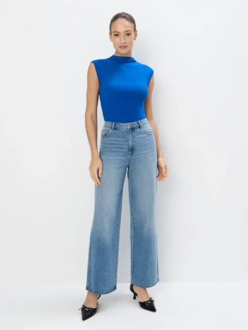 Blusen, Hemden>MOHITO Oberteil Blau