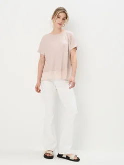 Blusen, Hemden>MOHITO Oberteil mit Glitzerdetails Pastellrosa