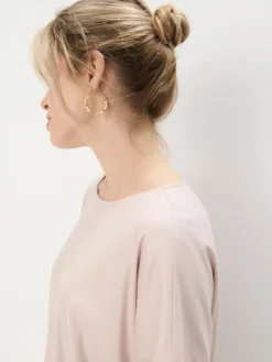 Blusen, Hemden></noscript>MOHITO Oberteil mit Glitzerdetails Pastellrosa