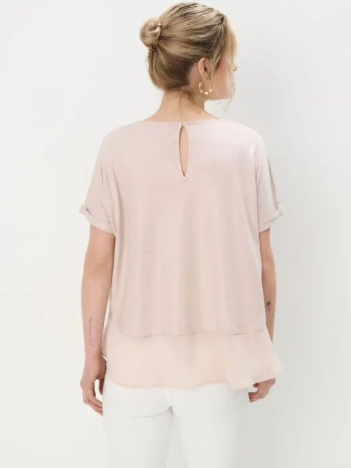 Blusen, Hemden>MOHITO Oberteil mit Glitzerdetails Pastellrosa