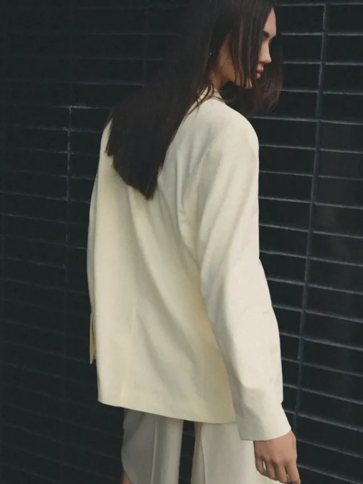 Blazer>MOHITO Oversize-Blazer Hellgelb