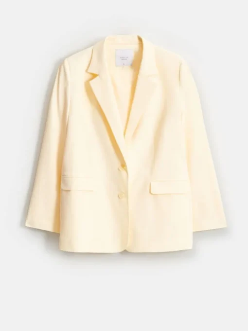 Blazer>MOHITO Oversize-Blazer Hellgelb
