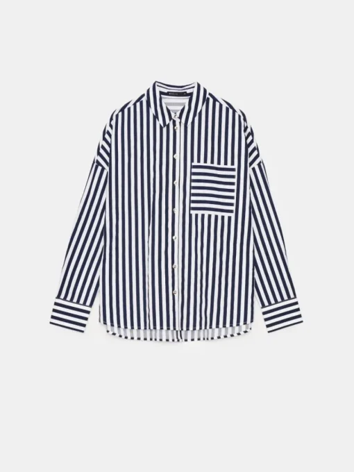 Blusen, Hemden>MOHITO Oversize-Hemd aus Baumwolle Navy