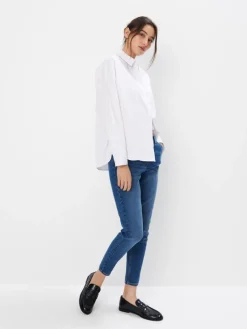 Blusen, Hemden>MOHITO Oversize-Hemd aus Baumwolle Weiu00df