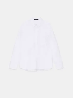 Blusen, Hemden></noscript>MOHITO Oversize-Hemd aus Baumwolle Weiu00df