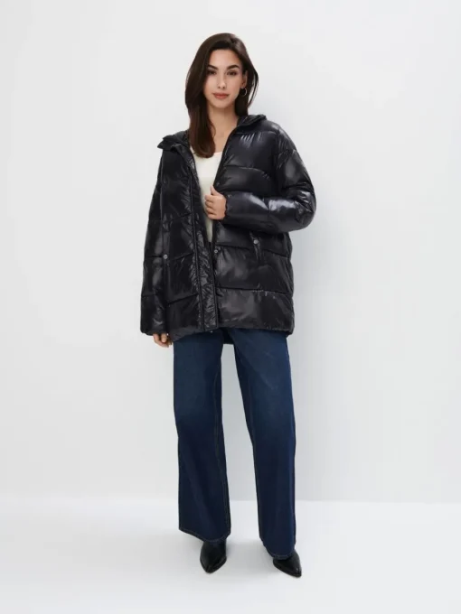 Jacken, Mäntel>MOHITO Oversize-Jacke Schwarz